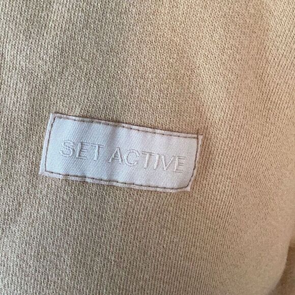 Set Active X Revolve 1/2 Zip Sweatshirt Women’s Small Pampas - Picture 7 of 9